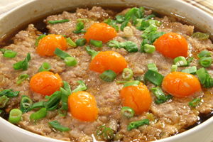 Ivory Flavour match: Steamed minced pork with salted egg